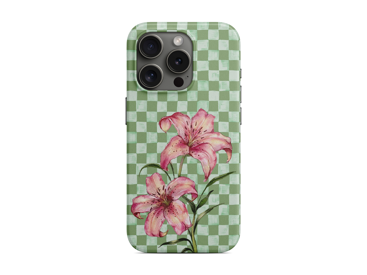 Kareli - Zambak Telefon Kılıfı (D107)