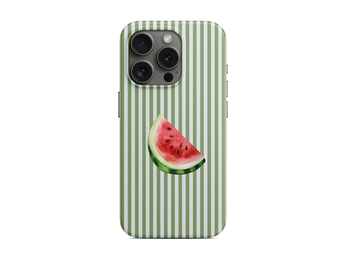 Çizgili - Karpuz Telefon Kılıfı (D115)