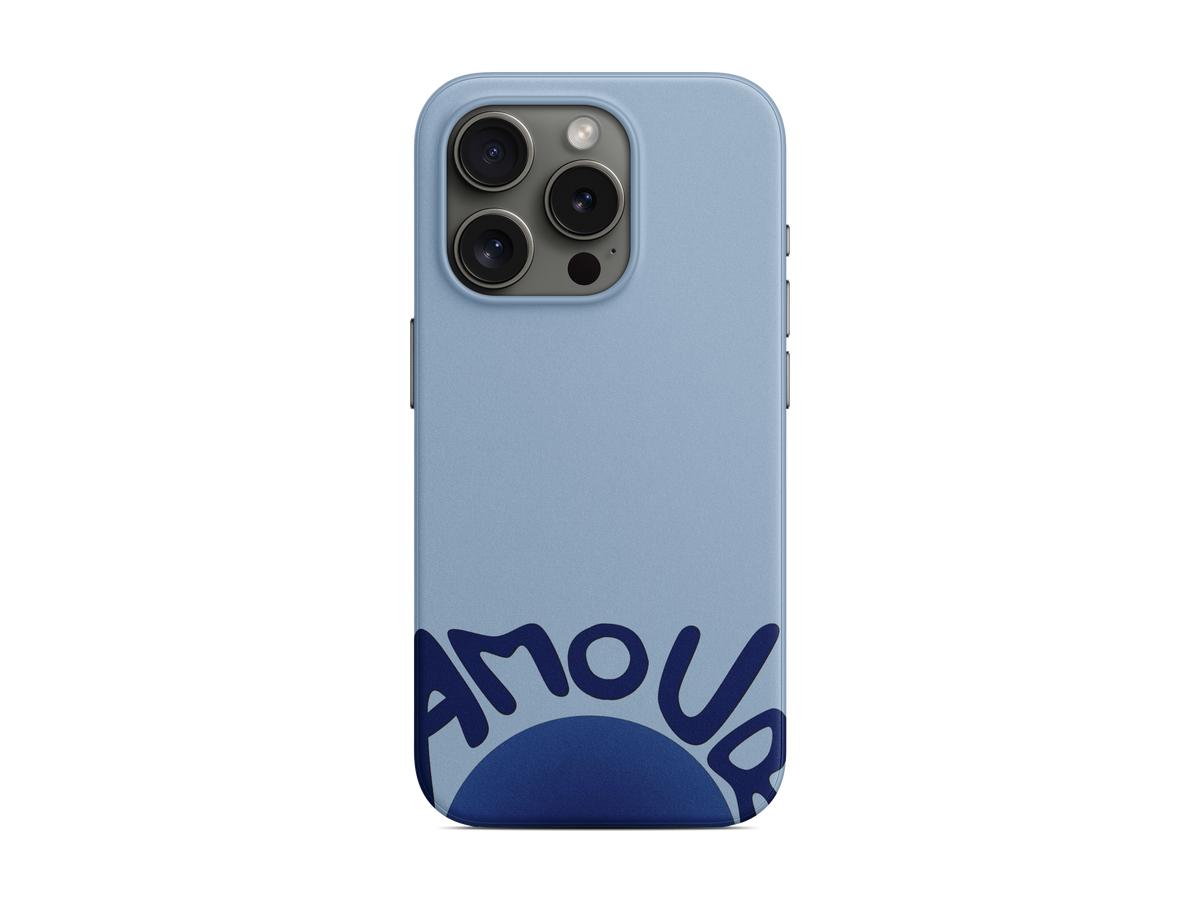 Amour Lacivert Telefon Kılıfı (D137)