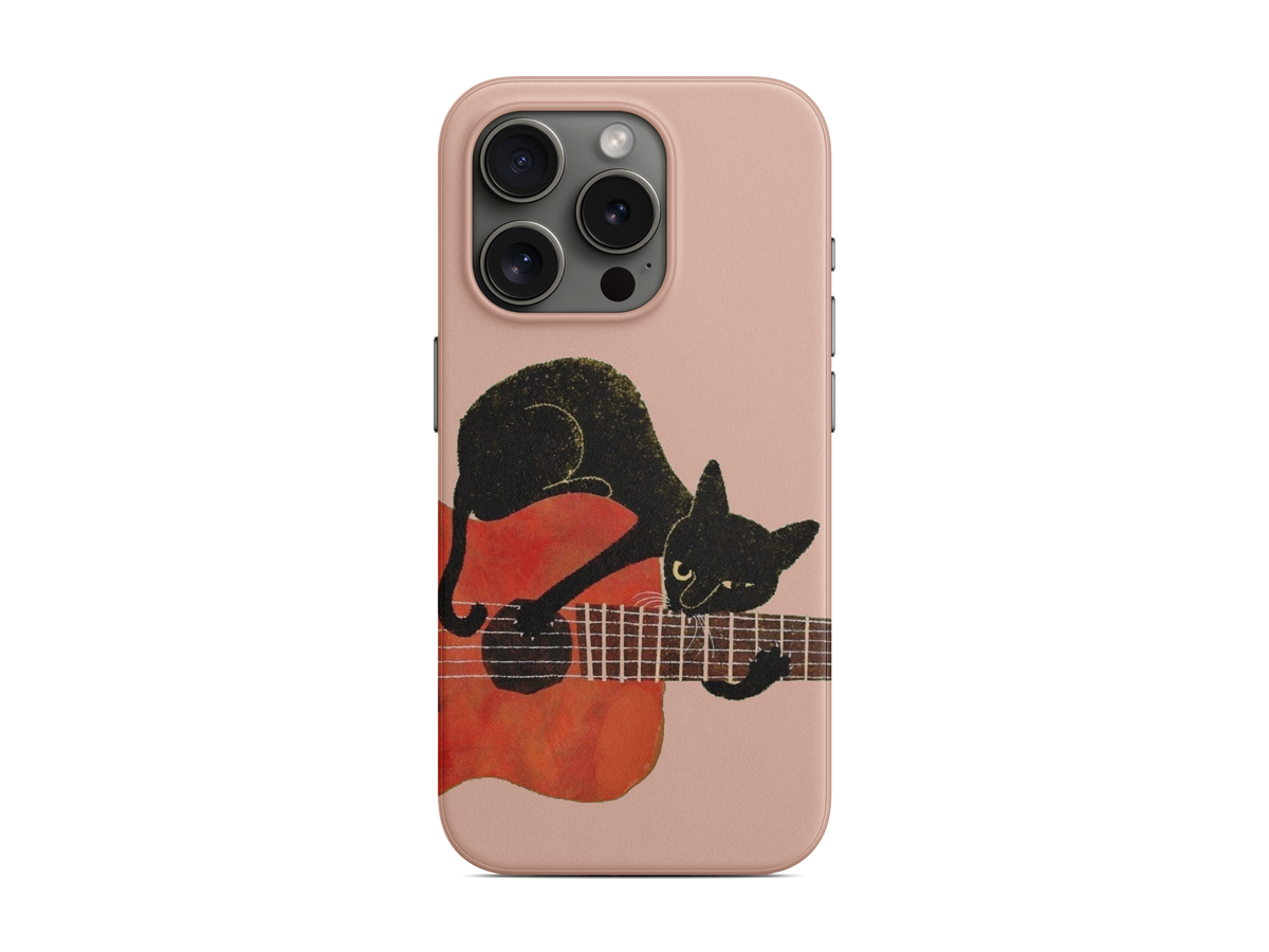 Gitar Çalan Kedi Telefon Kılıfı (D149)