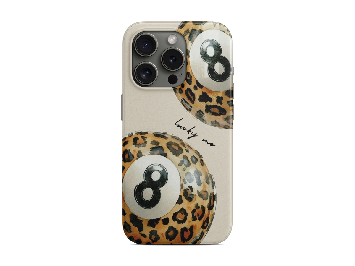 8 Ball Leopar Telefon Kılıfı (D169)