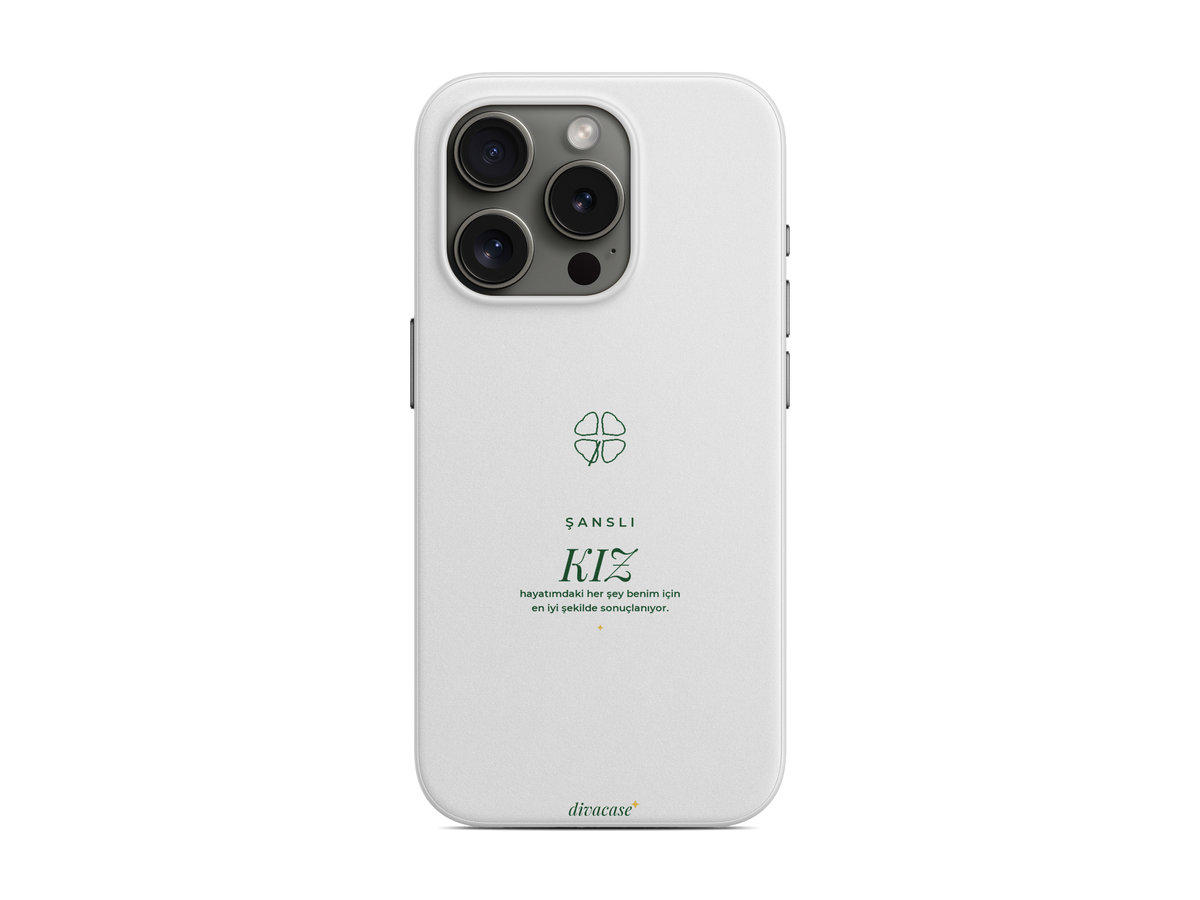 Yonca - Şanslı Kız Telefon Kılıfı (D212)