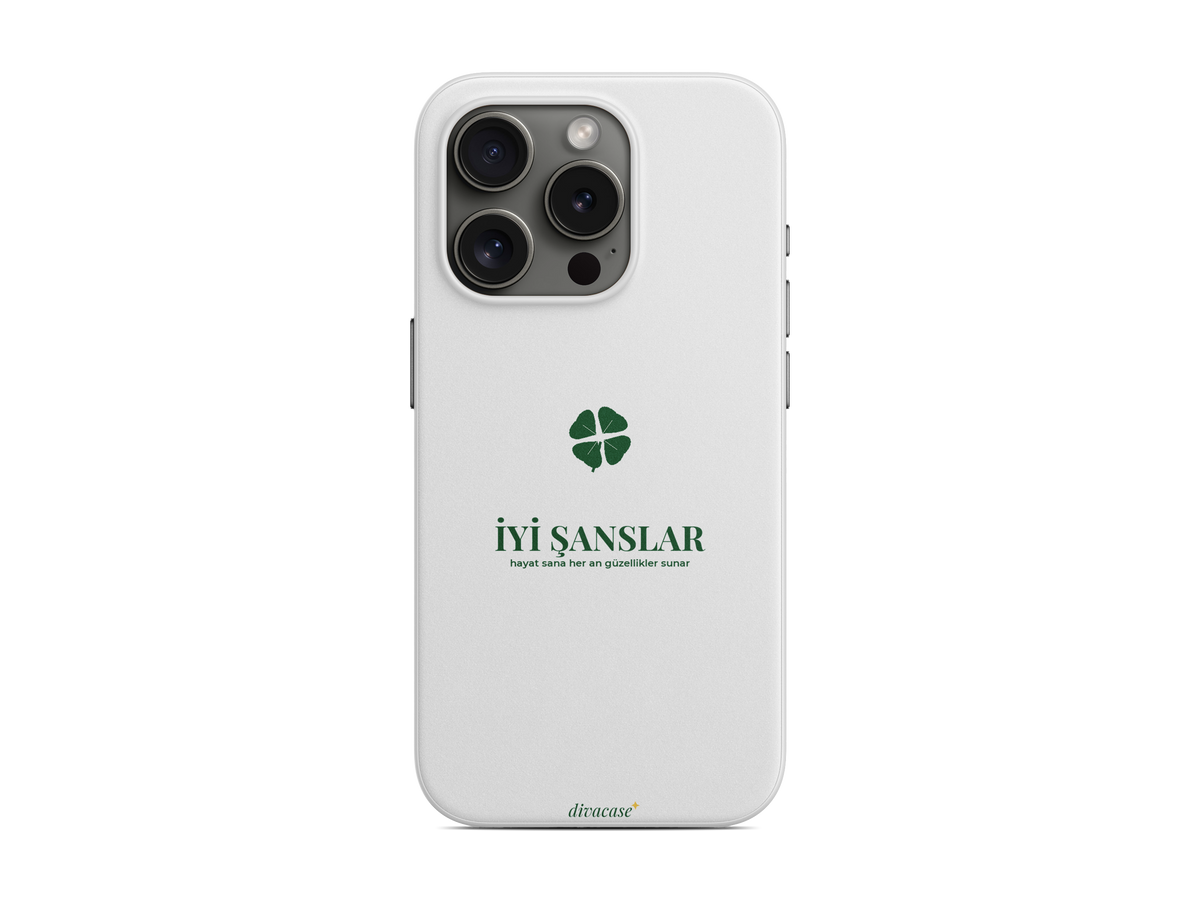 Yonca - İyi Şanslar Telefon Kılıfı (D217)