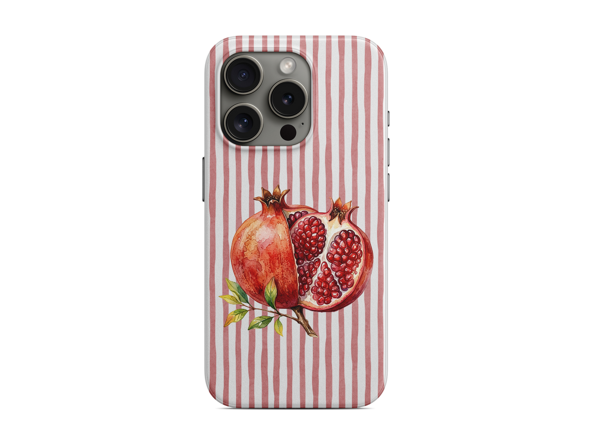 Çizgili - Nar Telefon Kılıfı (D252)
