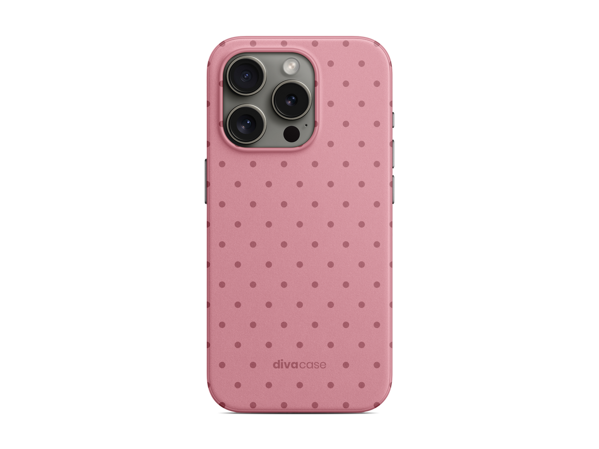 Benekli - Pembe Telefon Kılıfı (D278)