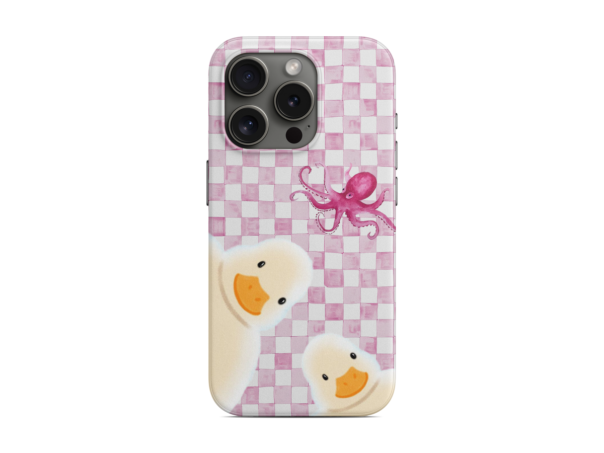 Kareli - Ördek Telefon Kılıfı (D101)