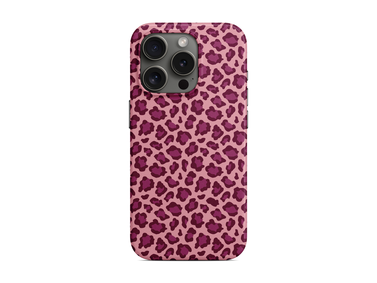 Pembe Leopar Telefon Kılıfı (D106)