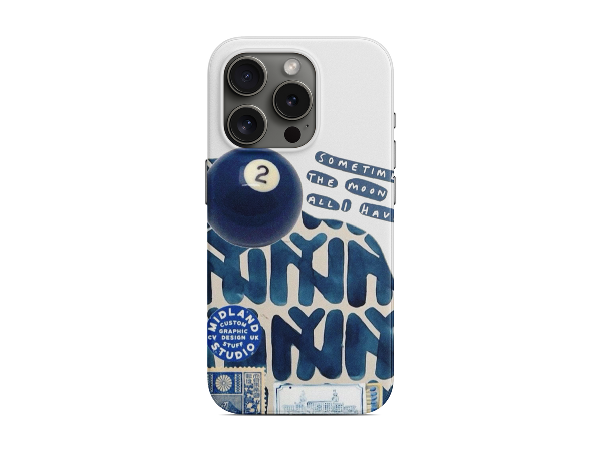 8 Ball Mavi Telefon Kılıfı (D145)