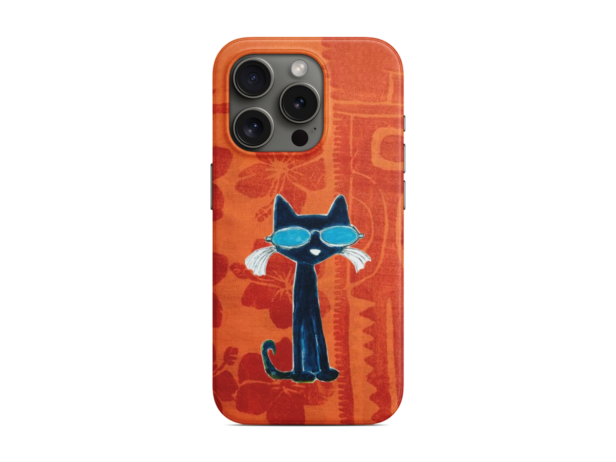 Gözlüklü Kedi Telefon Kılıfı (D155)