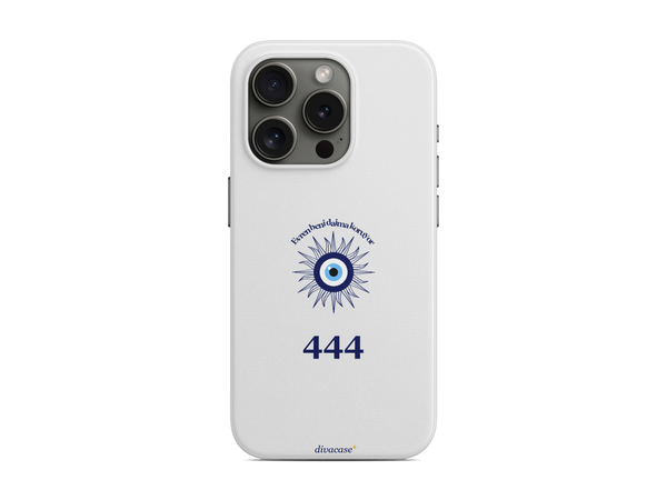 Nazar - Nazar 444 Beyaz Telefon Kılıfı (D195)