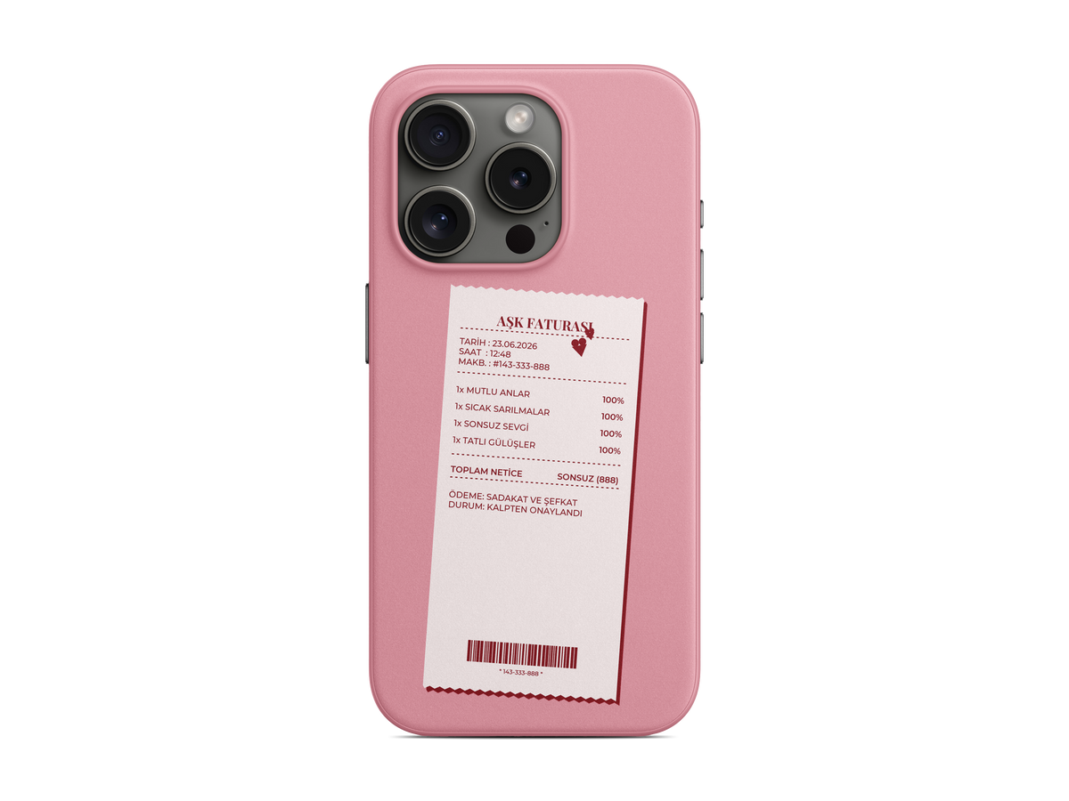 Fiş - Aşk Telefon Kılıfı (D200)