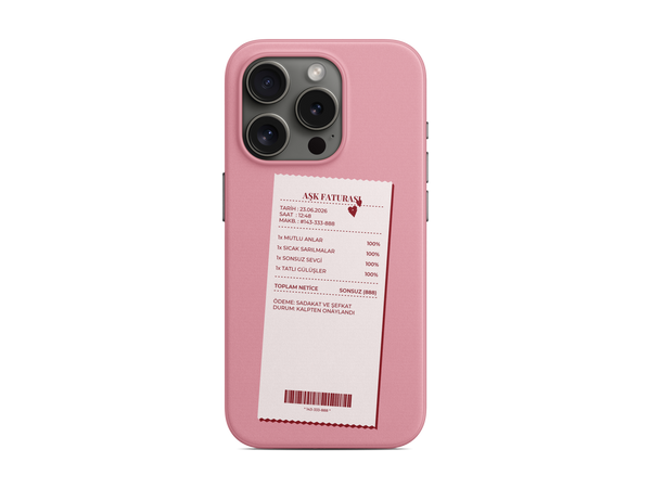 Fiş - Aşk Telefon Kılıfı (D200)