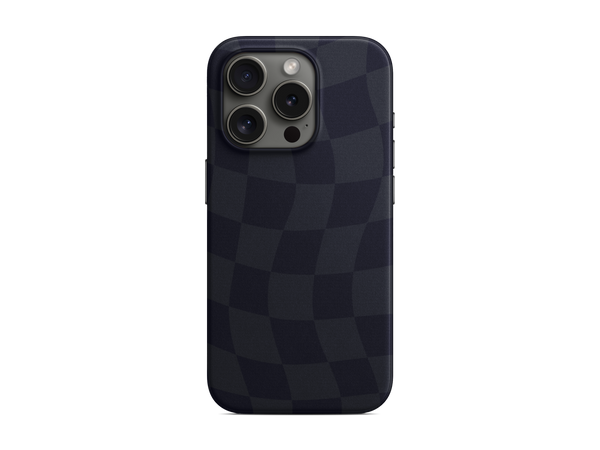 Kareli 2 - Lacivert Telefon Kılıfı (D222)
