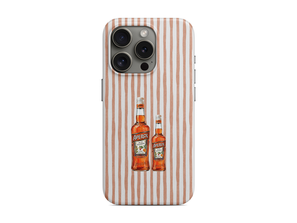Çizgili - Aperol Telefon Kılıfı (D233)
