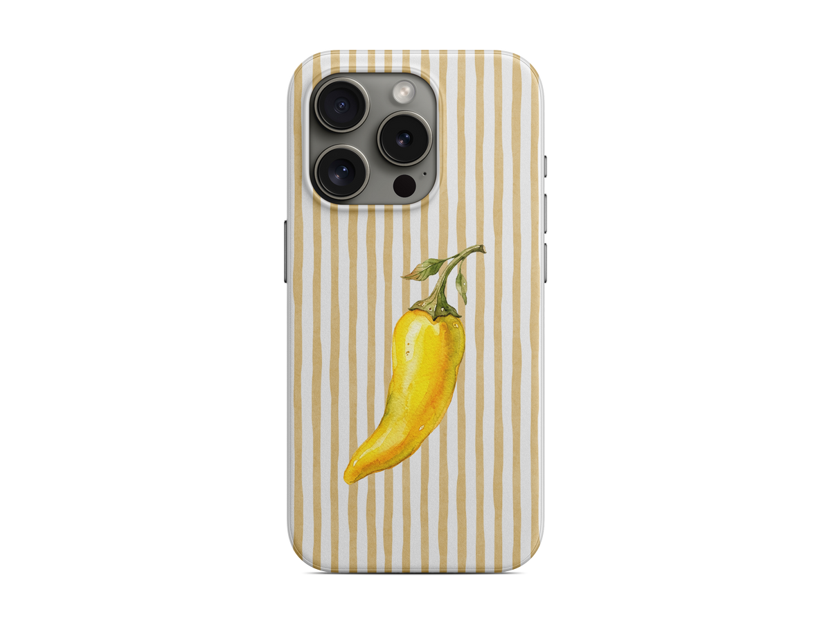 Çizgili - Muz Telefon Kılıfı (D246)