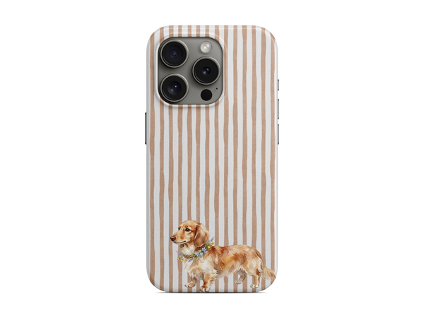 Çizgili - Köpek Telefon Kılıfı (D253)