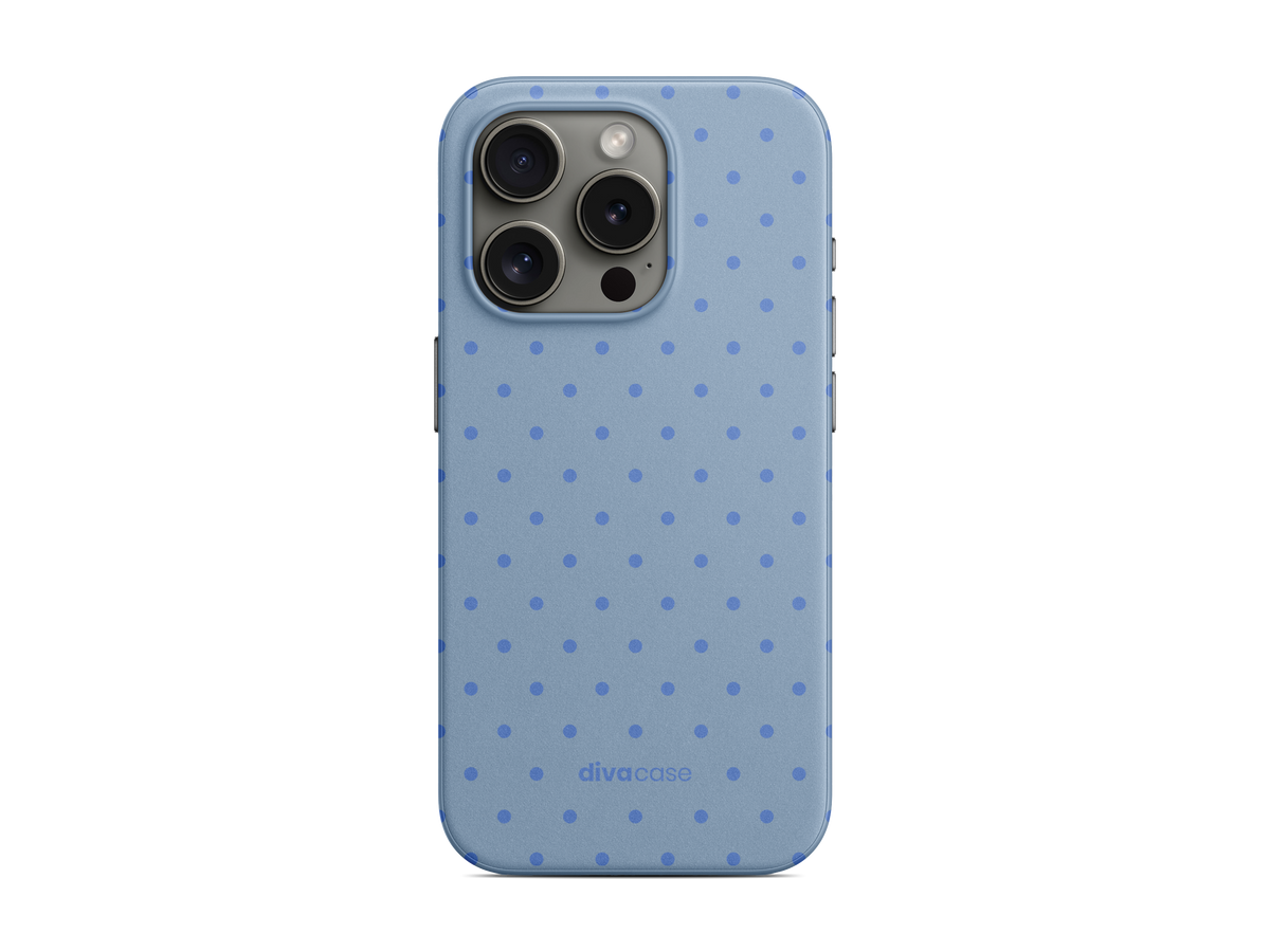 Benekli - Mavi Telefon Kılıfı (D276)